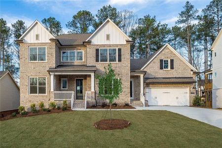 New construction Single-Family house 2032 Fern Mountain Lane, Marietta, GA 30064 The Cobbstone- photo 0