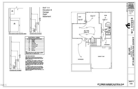 RAF 111 Blair B- Basement- Contract File