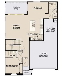 Daisy Floorplan - 1st Floor - Lot 370