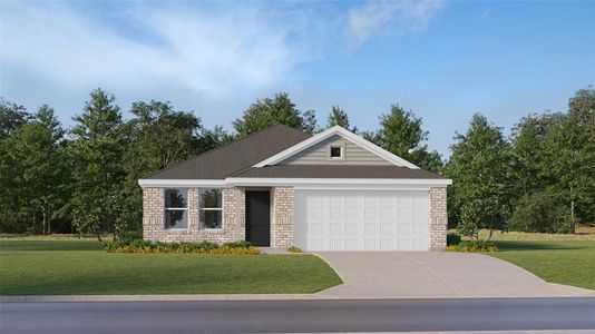 New construction Single-Family house 14112 Marion Downs Trl, Pilot Point, TX 76258 plan Newlin - image
