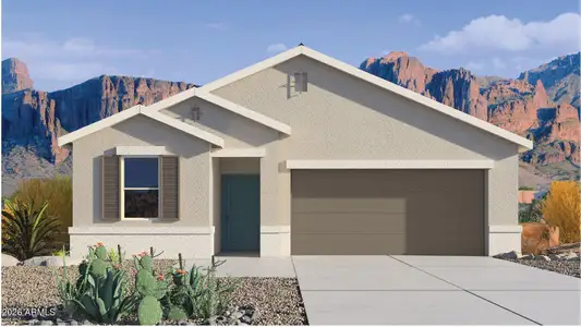 New construction Single-Family house 5563 E Cinder Ln, San Tan Valley, AZ 85140 plan Swan - image