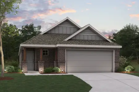 New construction Single-Family house 7009 Butterfield Dr, Sanger, TX 76266 plan Aster - 30' Smart Series - image