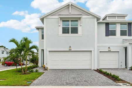 New construction Townhouse house 541 Salisbury Cir, Fort Pierce, FL 34982 plan Sandpiper End - image