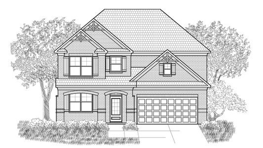 New construction Single-Family house 7193 Bocholt Dr, South Fulton, GA 30349 plan Windsor - image