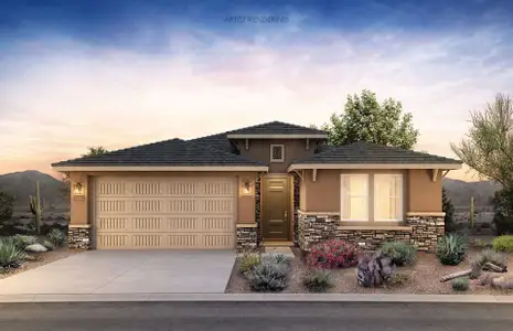 New construction Single-Family house 13444 W Copperleaf Ln, Peoria, AZ 85383 plan Cantania - image