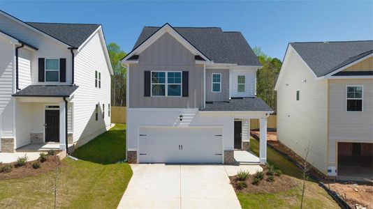 New construction Single-Family house 11975 Conrad Circle, Hampton, GA 30228 Saratoga- photo 0