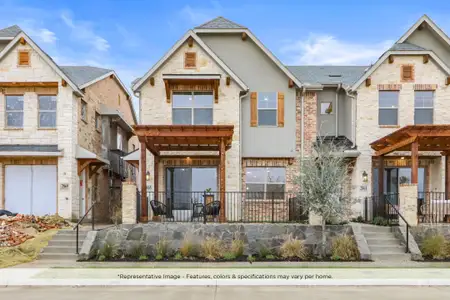 New construction Townhouse house 1232 Armstrong, The Colony, TX 75056 plan Muirfield - image
