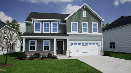 New construction Single-Family house 13 Lotus Bend Wy, Youngsville, NC 27596 plan McDowell - image
