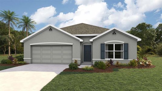 New construction Single-Family house 8489 Las Palmas Way, Wildwood, FL 34785 The Cali- photo 0