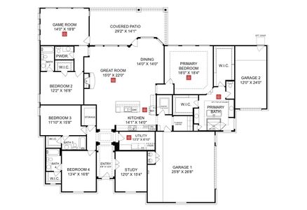 New construction Single-Family house 209 Bold Sundown, Liberty Hill, TX 78642 plan San Simeon II - image 5