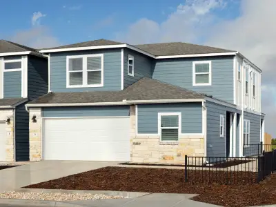 New construction Townhouse house 135 Calcite Rd, Unit 4, Kyle, TX 78640 plan The Mayfield (170) - image