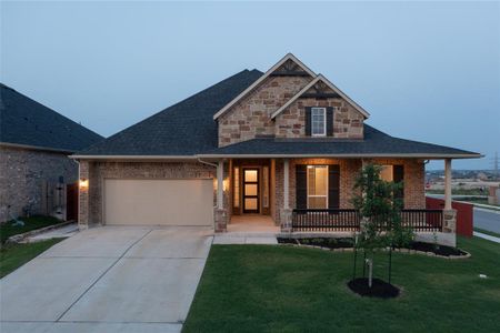 New construction Single-Family house 742 Wild Pecan Loop, Buda, TX 78610 MALIBU- photo 0