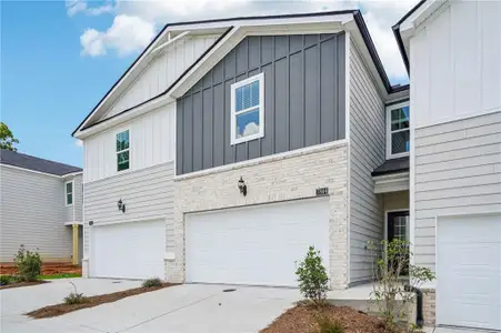 New construction Townhouse house 7844 Marie Wy, Fairburn, GA 30213 plan Jewel - image