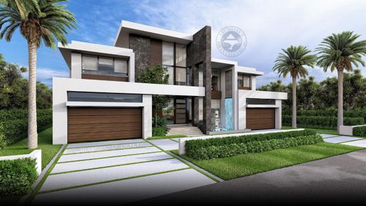 New construction Single-Family house 2501 Del Lago Dr, Fort Lauderdale, FL 33316 - image