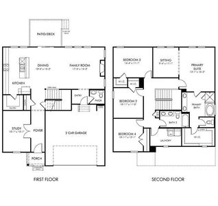 New construction Single-Family house 7771 Richmond Trail, Fairburn, GA 30213 Dakota- photo 0