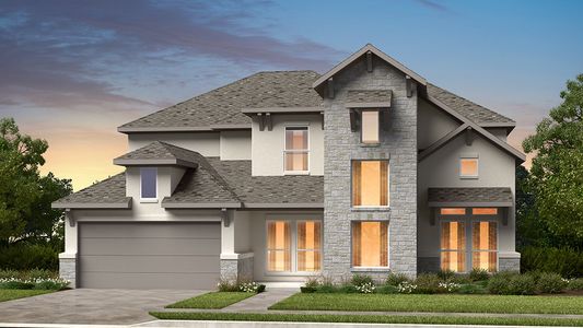 New construction Single-Family house 1336 Novara Trl, Leander, TX 78641 plan Azurite - image