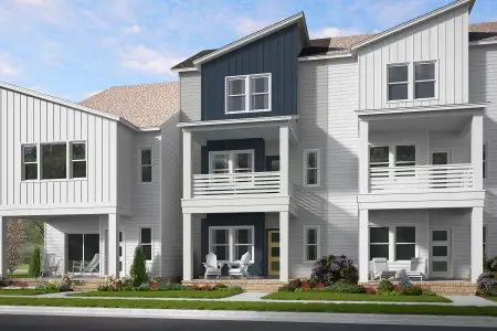 New construction Townhouse house 1122 Lamplighter Dr, Raleigh, NC 27604 plan Bluebird - image
