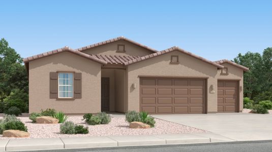 New construction Single-Family house 17372 S Ironwood Bend Dr, Vail, AZ 85641 plan Pima - image
