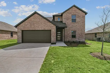New construction Single-Family house 603 Stone Hollow Dr, Van Alstyne, TX 75495 plan Heathbrook - image