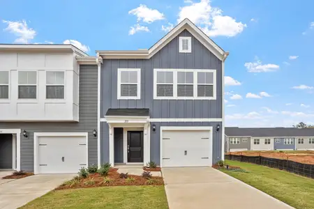 New construction Single-Family house 215 Central Townes Wy, Unit 323, Raleigh, NC 27603 plan Foxglove - image