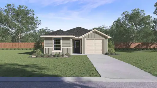 New construction Single-Family house 186 Orange Flame Blvd, Kyle, TX 78640 plan The Darcy - image