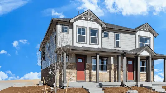 New construction Townhouse house 22444 E 6Th Pl, Aurora, CO 80018 plan MELBOURNE - image