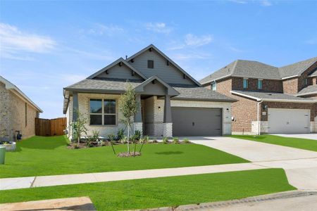 New construction Single-Family house 14053 Callisto Way, Fort Worth, TX 76052 Cottonwood II V- photo 1 1