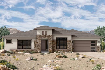 New construction Single-Family house 4125 W Prospector Wy, Buckeye, AZ 85396 plan The Monticello - image