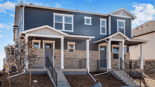 New construction Duplex house 9872 Argonne St, Commerce City, CO 80022 plan Muirfield - image