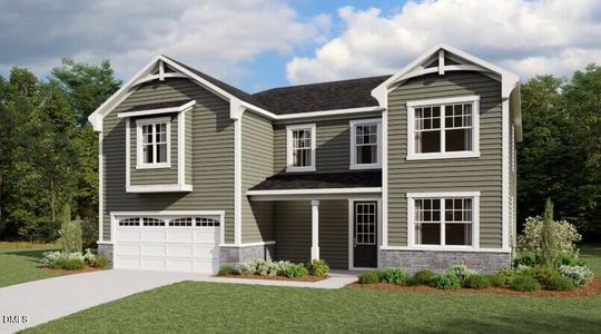New construction Single-Family house 3301 Clairmeade Dr, Fuquay Varina, NC 27526 plan Gunnison - image