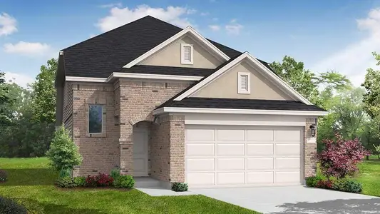New construction Single-Family house 216 Violet Crown Ln, New Caney, TX 77357 plan Progreso - image