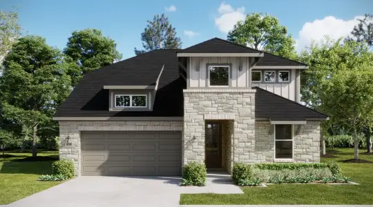 New construction Single-Family house 7616 Sunset Valley Ln, Krugerville, TX 76227 plan Retreat - image