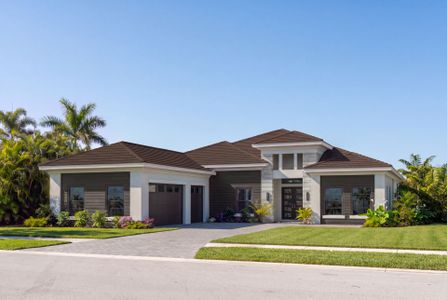 New construction Single-Family house 9637 Orchid Isles Cir, Palm Beach Gardens, FL 33412 plan Ellington - image