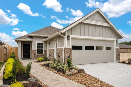 New construction Single-Family house 8815 Robin Song Trail, Houston, TX 77078 Cordua- photo 0