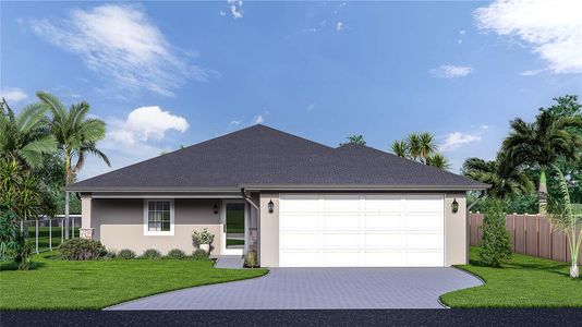 New construction Single-Family house 128 Indian Creek Road, Oak Hill, FL 32759 - photo 0