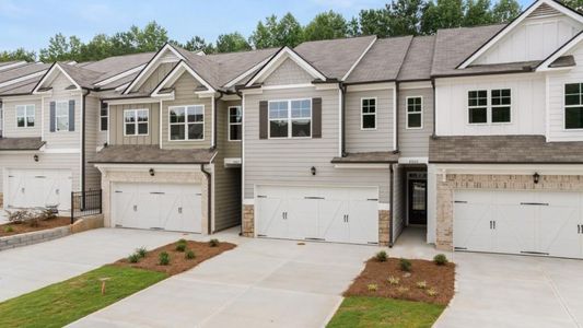 New construction Townhouse house 6665 Parsons St, Flowery Branch, GA 30542 plan Salisbury - image