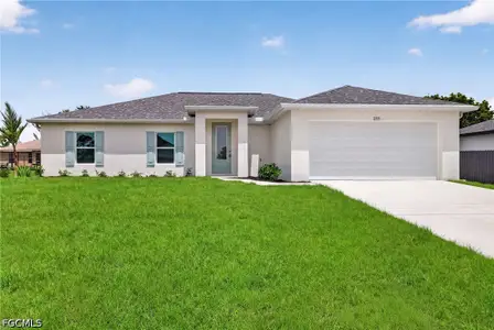 New construction Single-Family house 2715 Nw 23Rd Ave, Cape Coral, FL 33993 plan The Sunset Harbor - image