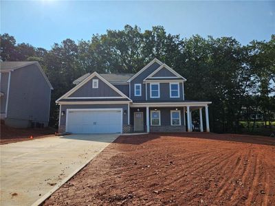 New construction Single-Family house 588 Calgary Downs Drive, Winder, GA 30680 The Hunter- photo 0