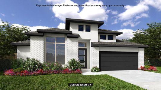 New construction Single-Family house 101 Winterberry Wy, Georgetown, TX 78633 plan 2966M - image
