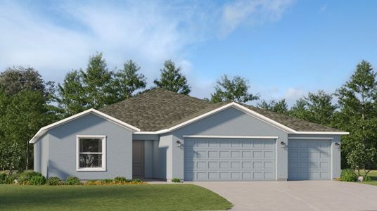 New construction Single-Family house 12451 Amber Waves Rd, Lehigh Acres, FL 33974 plan Bravo - image