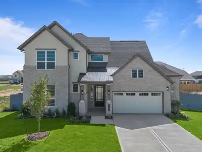 New construction Single-Family house 12142 Jacob Ln, Mont Belvieu, TX 77523 plan Rivercrest – 60′ Lot - image