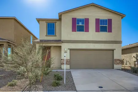 New construction Single-Family house 10317 W Sumullen St, Marana, AZ 85653 plan Columbus - image