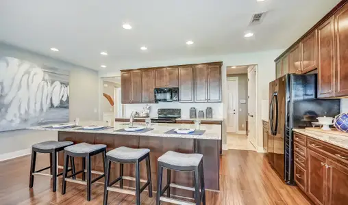 Kitchen with island