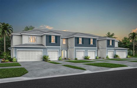 New construction Townhouse house 392 Beryl Cv, Sanford, FL 32771 Marigold- photo 0