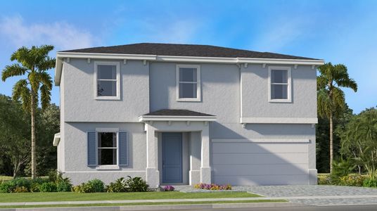 New construction Single-Family house 2235 Majorelle Dr Nw, Palm Bay, FL 32907 plan Raleigh - image
