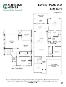 New construction Single-Family house 13214 Wood Leaf Park, Tomball, TX 77375 plan Lorne - image