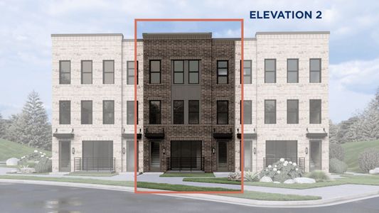 New construction Condo house 754 Urban Grange Wy, Suwanee, GA 30024 plan The Burton - image 3