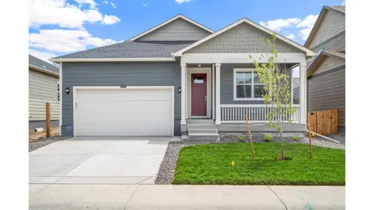 New construction Single-Family house 3313 Belleville Ridge Rd, Elizabeth, CO 80107 CHATHAM- photo 0