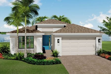 New construction Single-Family house 3534 Primrose Hill Wy, Fort Myers, FL 33905 plan Aruba - image
