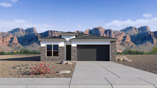 New construction Single-Family house 15476 W Desert Hollow Dr, Surprise, AZ 85387 null- photo 3 3